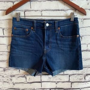 Levi’s High Rise Denim Shorts SZ 27